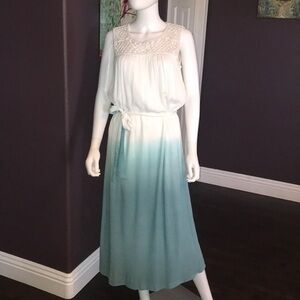 NWT Chelsea & Violet boho ombré maxi dress small